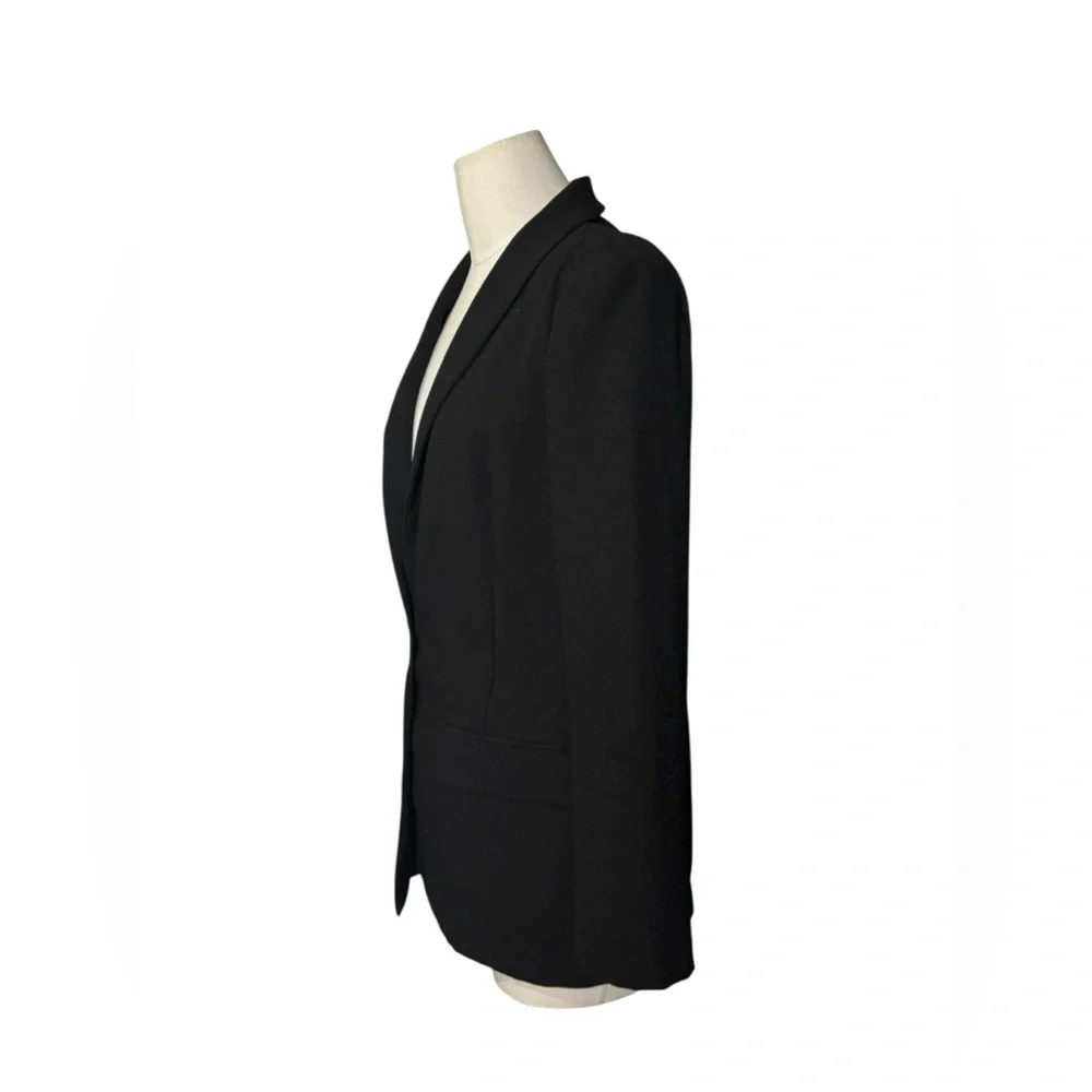 BCBGeneration Relaxed Fit Blazer Black one button XS - Picture 4 of 7